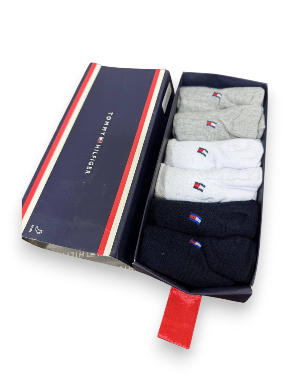 Tommy Hilfiger Classic Crew Socks Gift Box – Pack of 6 Everyday Essentials 🧦🎁