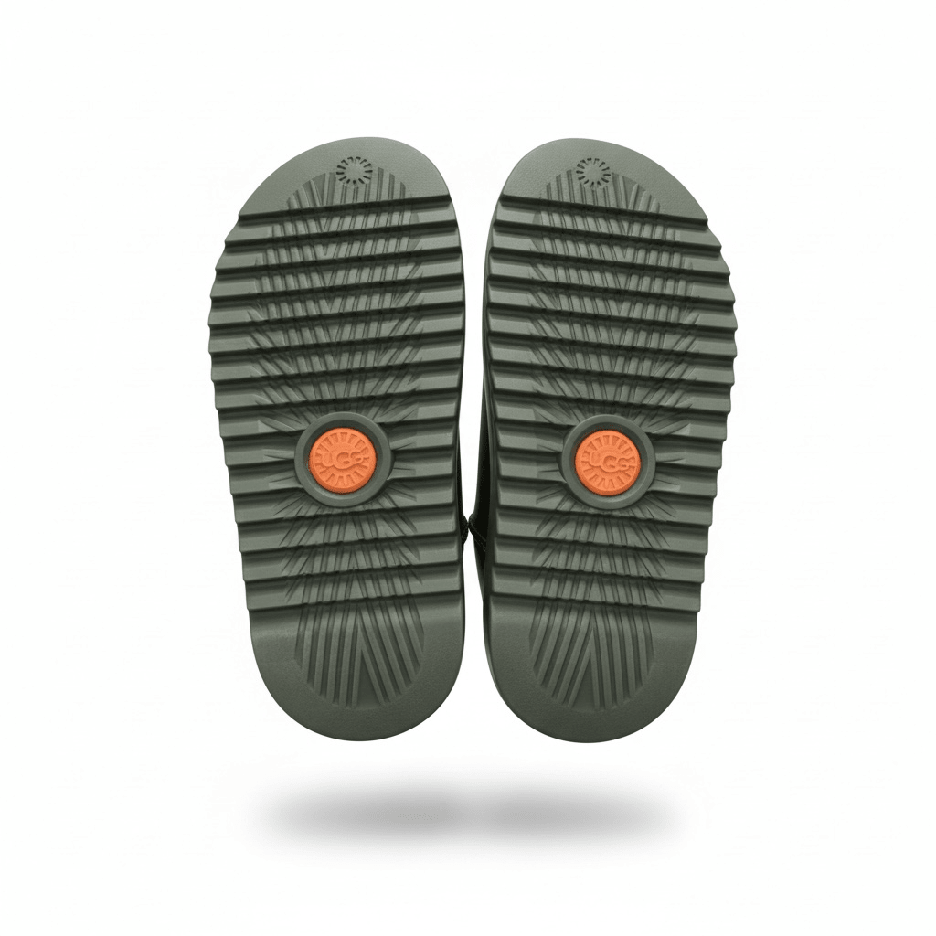 UGG Tactical Mesh Slide Sandals – Olive Green 🪖✨ - MASTERPIECE