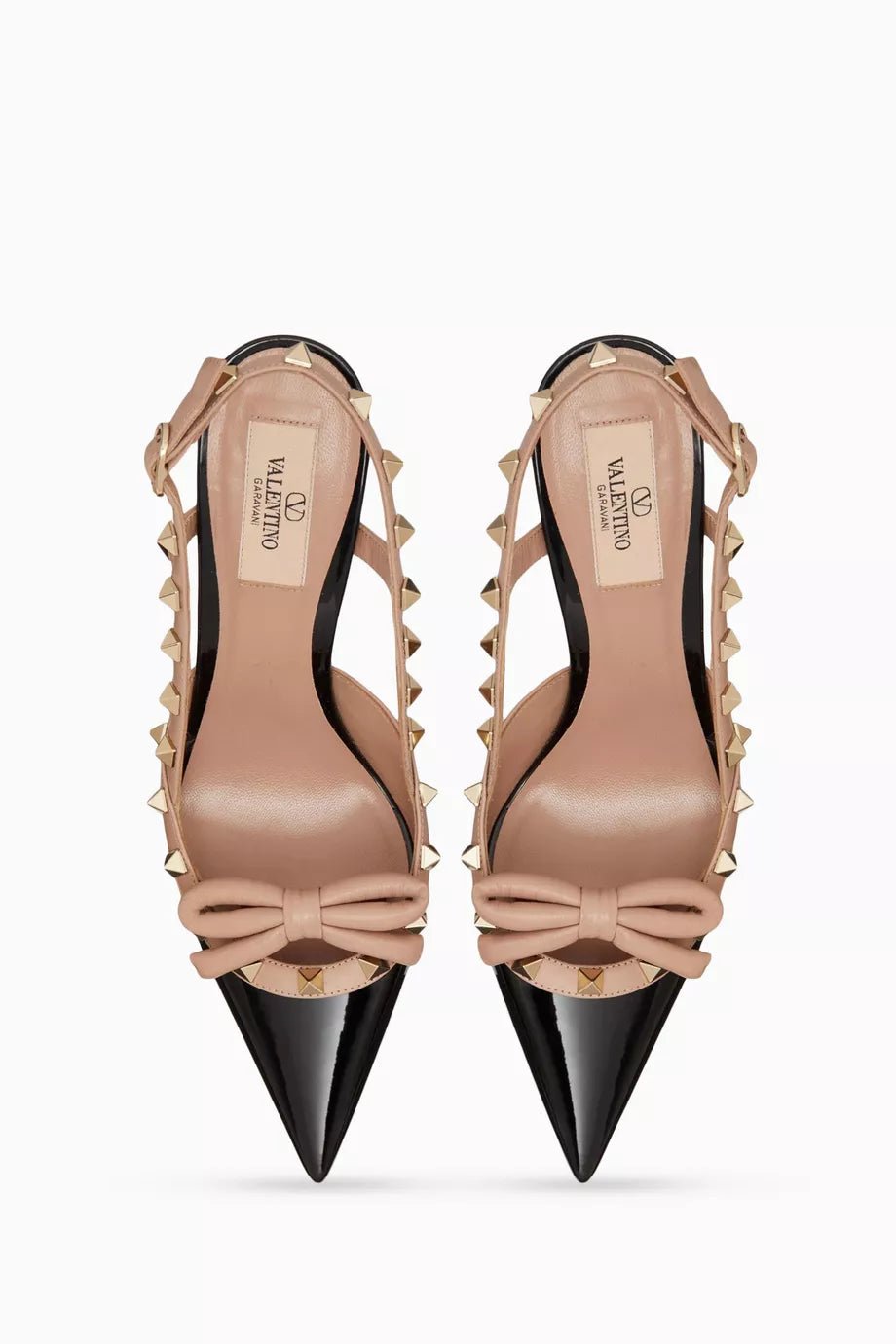 🖤 Valentino Rockstud Bow Slingback Pumps - MASTERPIECE