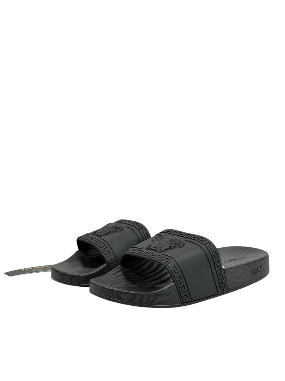 VERSACE Slides – All Black Medusa Edition 🖤⚡ - MASTERPIECE