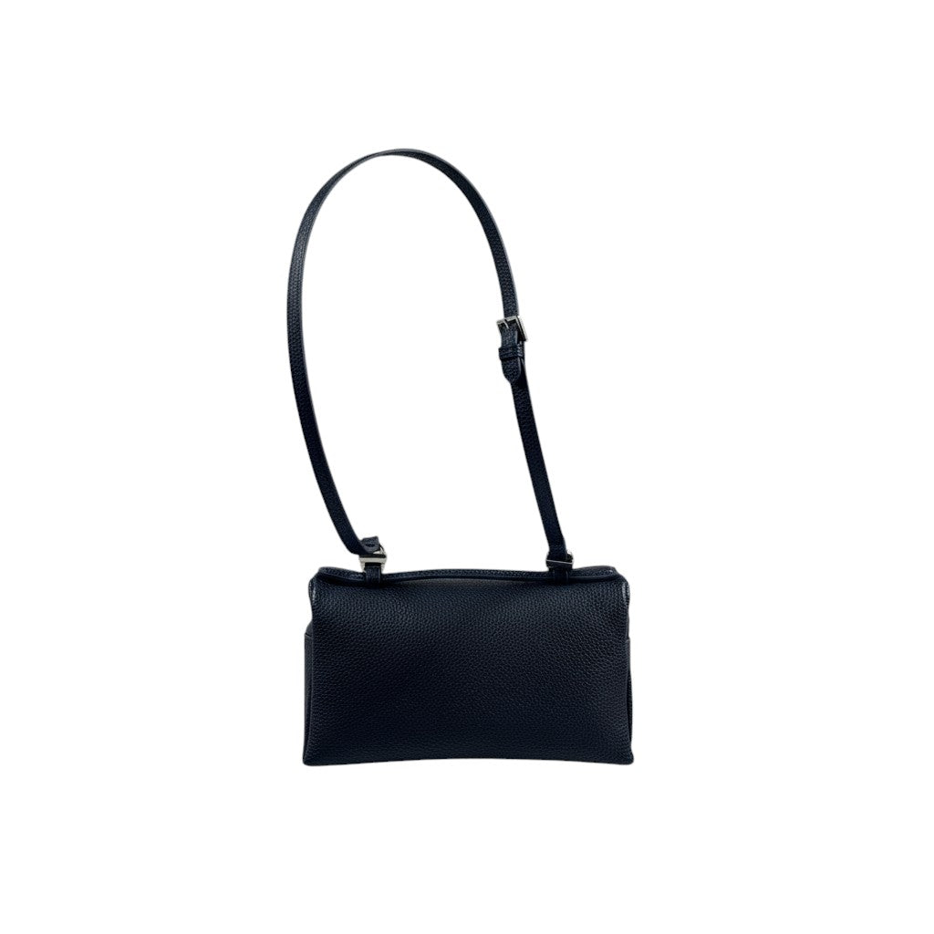 Loro Piana Navy Structured Leather Bag 💙✨ | Luxury Shoulder & Crossbody Purse