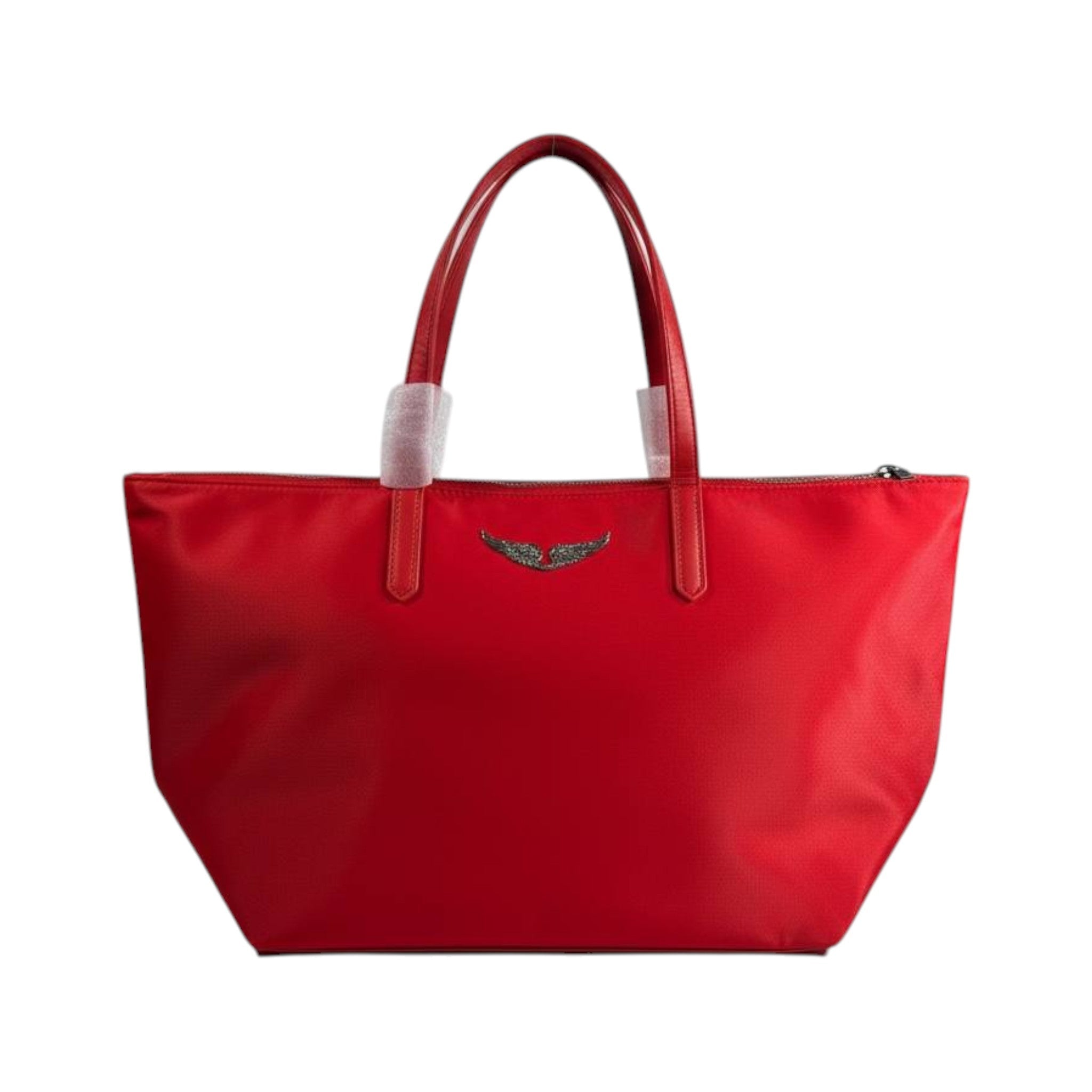 Zadig & Voltaire Inspired Red Zip Tote Bag ❤️✨ Luxury Shoulder Handbag for Women - MASTERPIECE