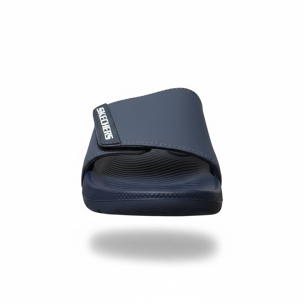 Skechers Hyper Burst Recovery Slides – Midnight Navy Edition 🔵🖤
