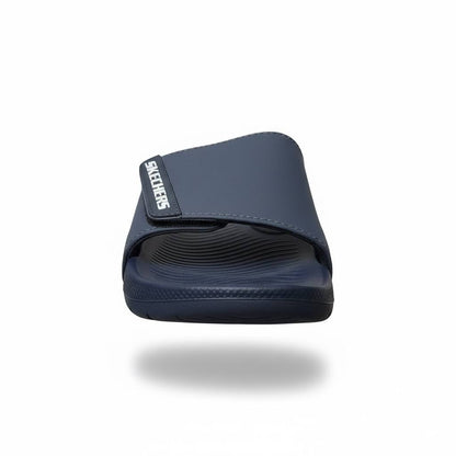 Skechers Hyper Burst Recovery Slides – Midnight Navy Edition 🔵🖤