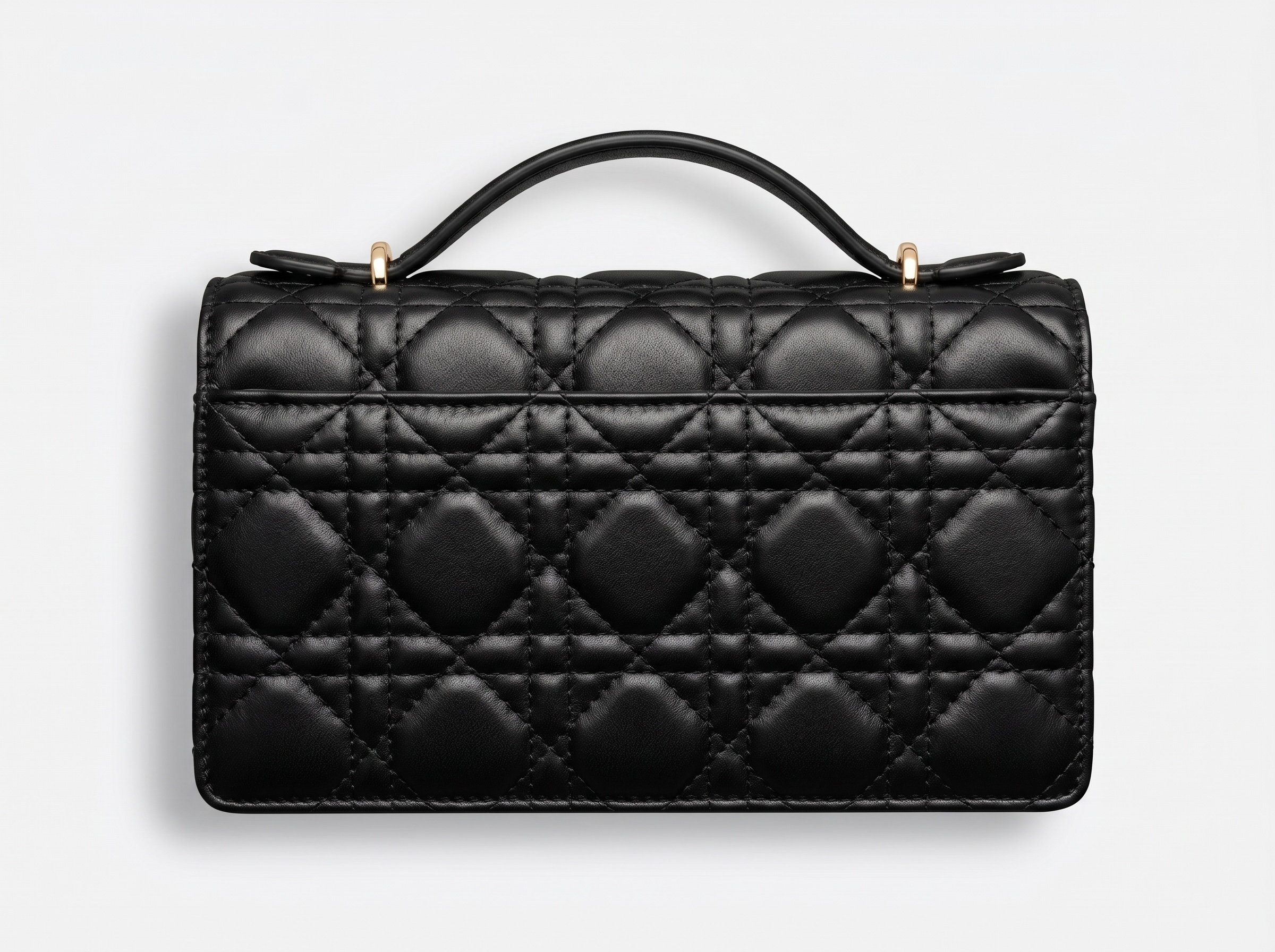 🖤 Dior Lady Top Handle Quilted Leather Bag – Timeless Black Luxury 🖤