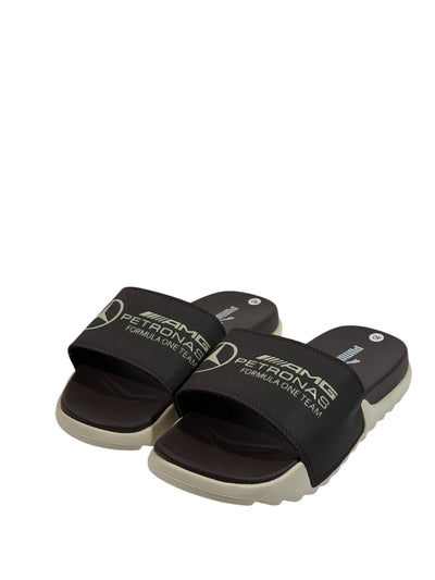PUMA x AMG PETRONAS Slide Sandals – Brown Edition 🤎🏁