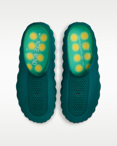 👟 Nike MIND Recovery Clogs – Turquoise & Volt