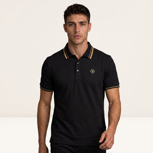 Louis Vuitton Polo – Black Gold-Trim ✨🖤