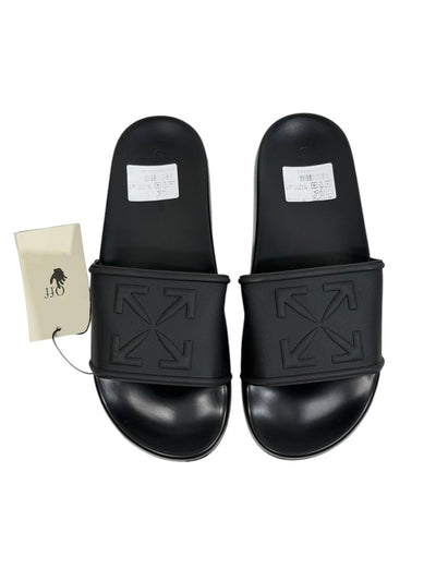 OFF-WHITE Slides – All Black Arrow Edition 🖤🔥