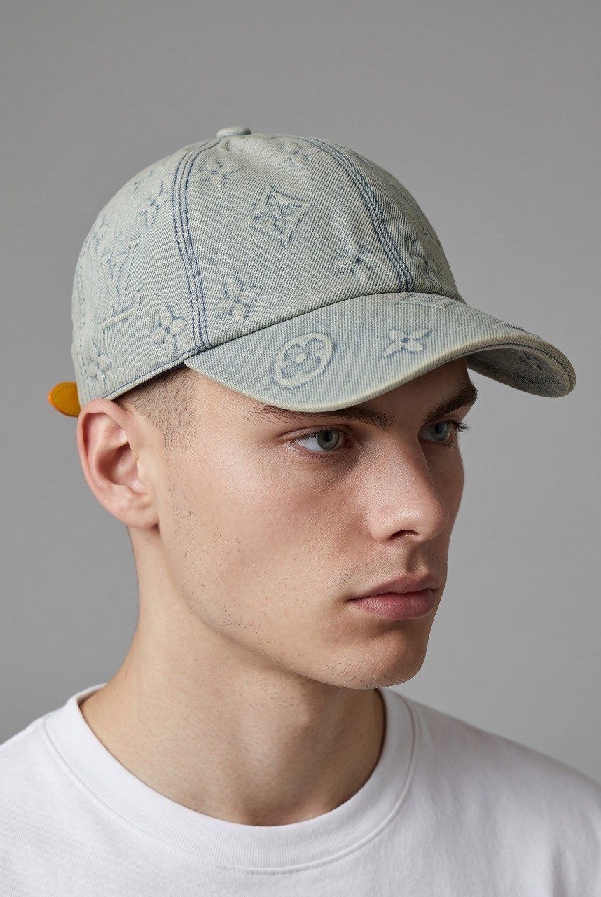 Louis Vuitton Monogram Denim Baseball Cap – Light Blue