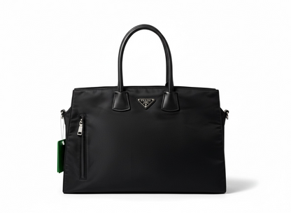 PRADA Large Black Tote 🖤 | Minimal Luxury Statement