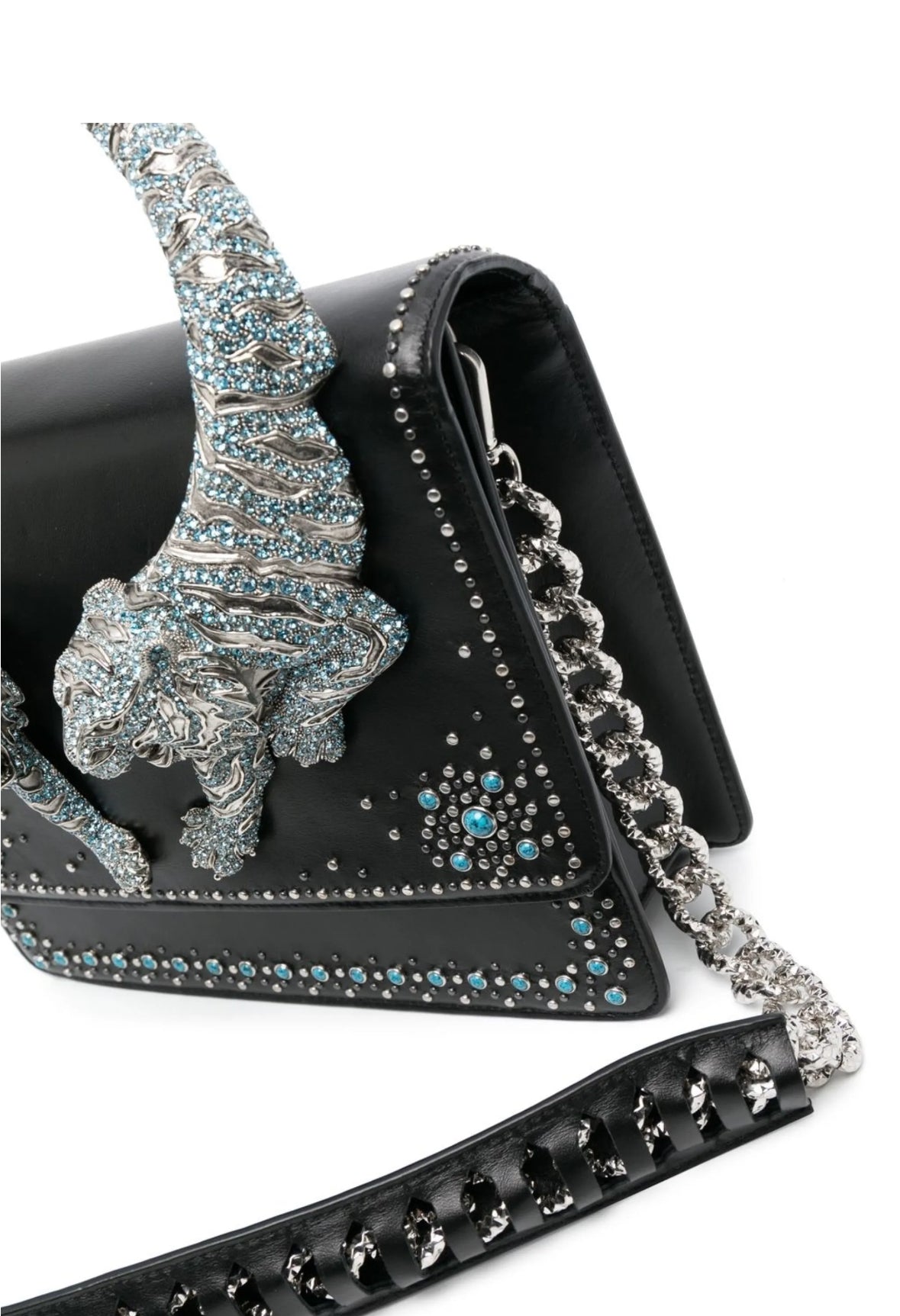 Roberto Cavalli Roar crystal-embellished shoulder bag (limited edition)