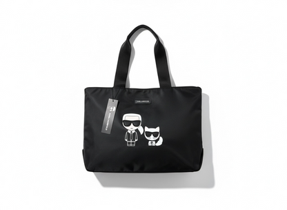 KARL LAGERFELD Icon Tote 🖤🕶️ | Karl & Choupette Everyday Bag