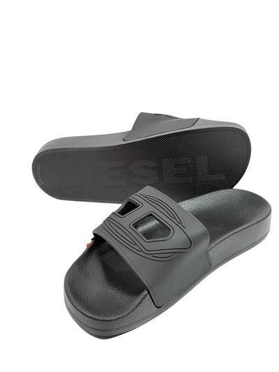 DIESEL Slides – All Black Industrial Edition 🖤⚙️