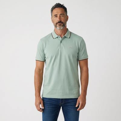 🤍✨ Hugo Boss Beige Luxury Polo Shirt – Timeless Smart Casual Essential 👔🔥