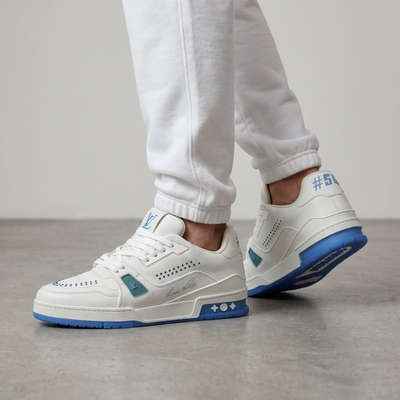 🤍💙 Louis Vuitton Signature Court Sneakers 👟✨