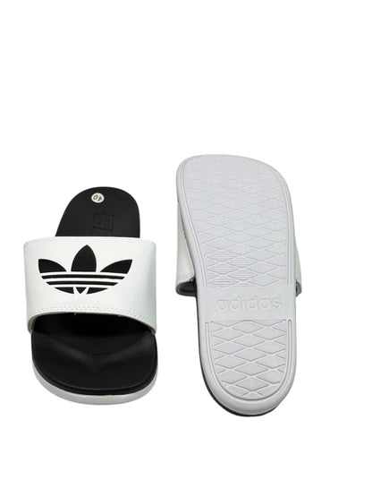 ADIDAS Originals Slides – Black & White Trefoil Edition ⚫⚪
