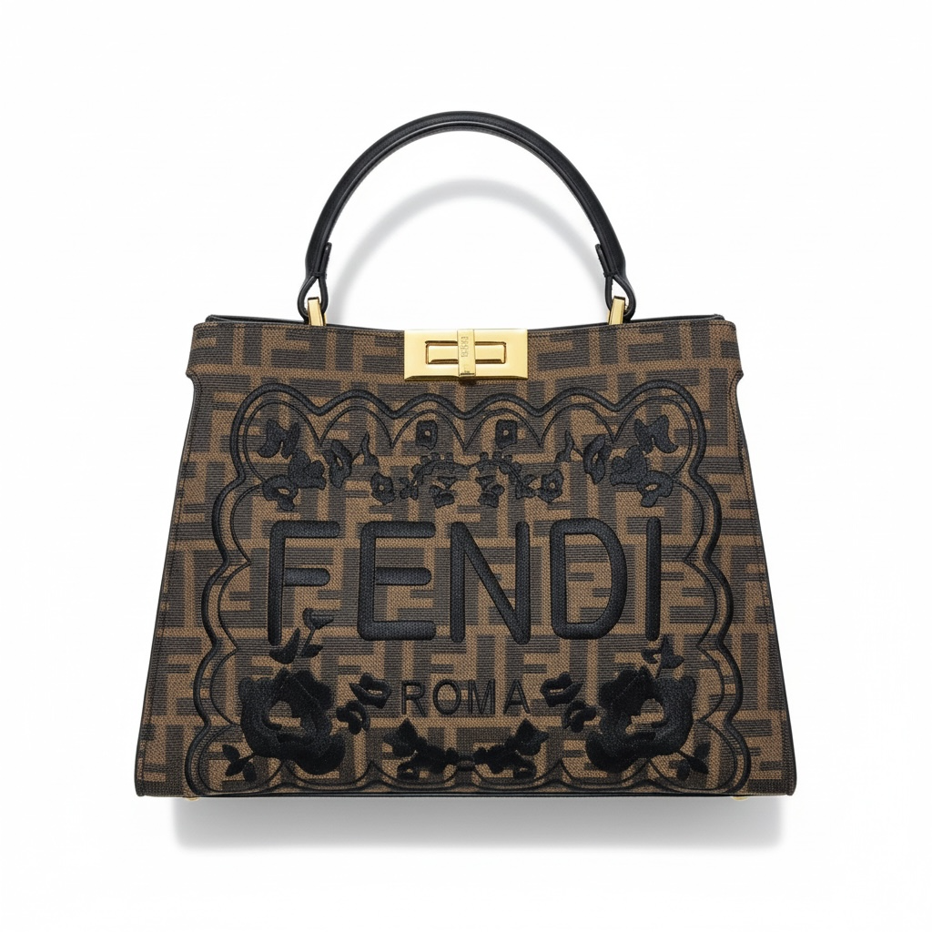 Fendi Roma Monogram Handbag 🤎✨ | Iconic Designer Statement