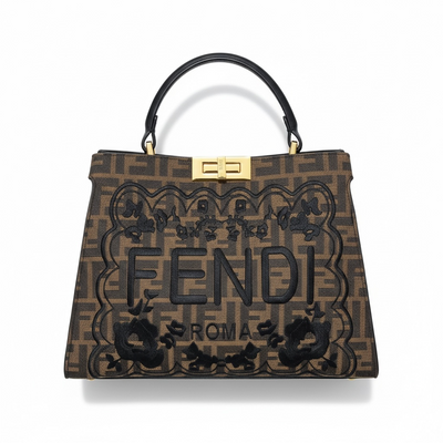 Fendi Roma Monogram Handbag 🤎✨ | Iconic Designer Statement