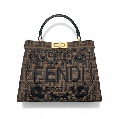 Fendi Roma Monogram Handbag 🤎✨ | Iconic Designer Statement
