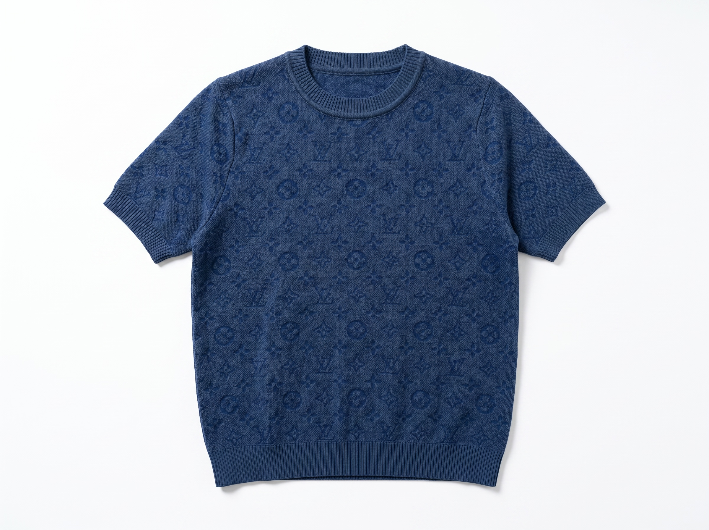 💙 Louis Vuitton Monogram Knit Top | Navy | One Size