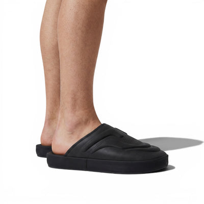 Prada Monolith Foam Slides – Black Minimal Luxury Comfort 🖤⚡