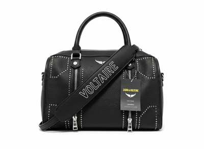 ZADIG & VOLTAIRE Voltaire Studded Bag 🖤⚡ | Bold Iconic Edge