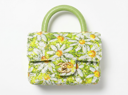 🌼 Chanel Daisy Bloom Mini Top Handle Bag 🌼