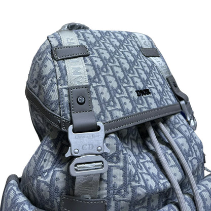 Christian Dior Oblique Gray Backpack