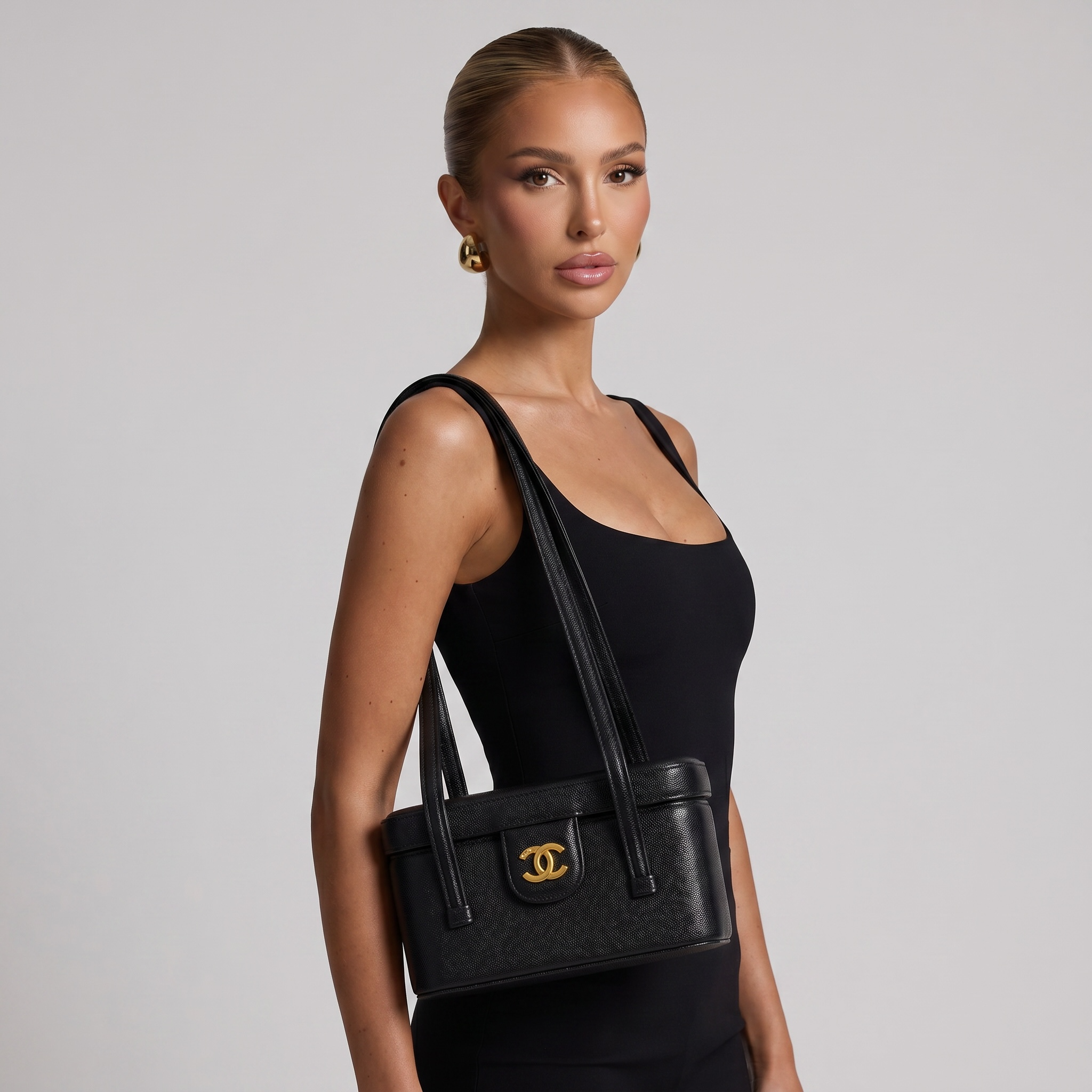 🖤 Chanel Vintage Vanity Shoulder Bag 🖤