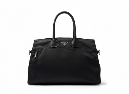 PRADA Large Black Tote 🖤 | Minimal Luxury Statement