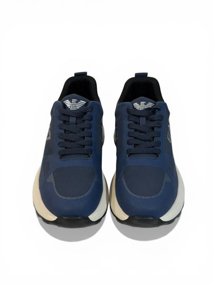 EA7 Emporio Armani Navy Sneakers 👟✨ | Sporty Luxury Comfort