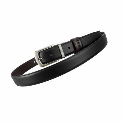 Louis Vuitton Reversible Leather Belt 115cm – Classic Silver Buckle ✨