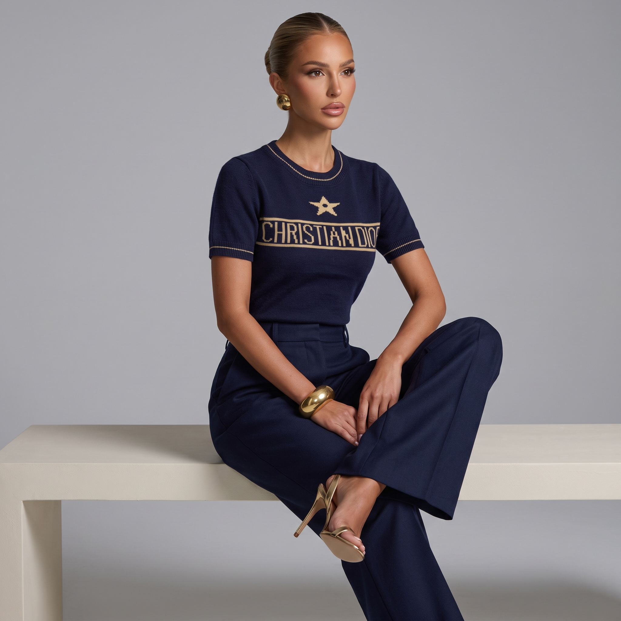 💙 Christian Dior Knit Top | One Size