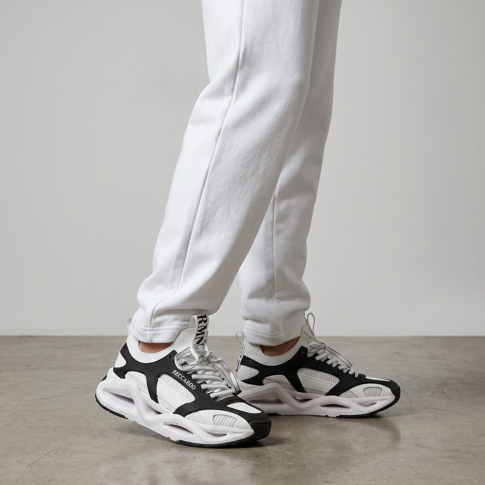 🖤🤍 Armani Reccardo Futuristic Chunky Sneakers 👟⚡