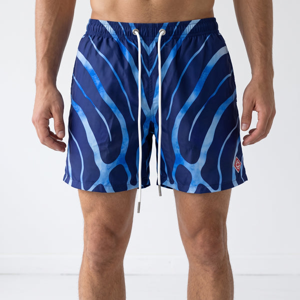 Casablanca Saint Barth Swim Shorts – Blue Wave 🌊