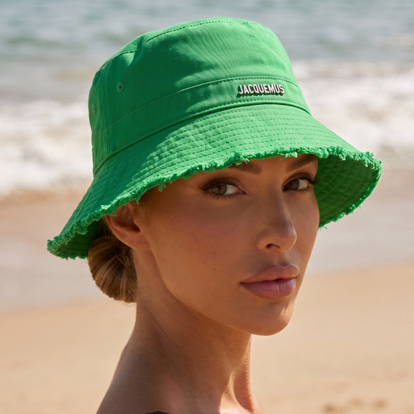 Jacquemus Artichaut Bucket Hat – Frayed Green 🌿