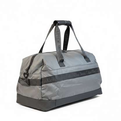 Calvin Klein Grey Duffle Bag 🩶 | Premium Travel & Gym Bag with Modern Minimalist Design