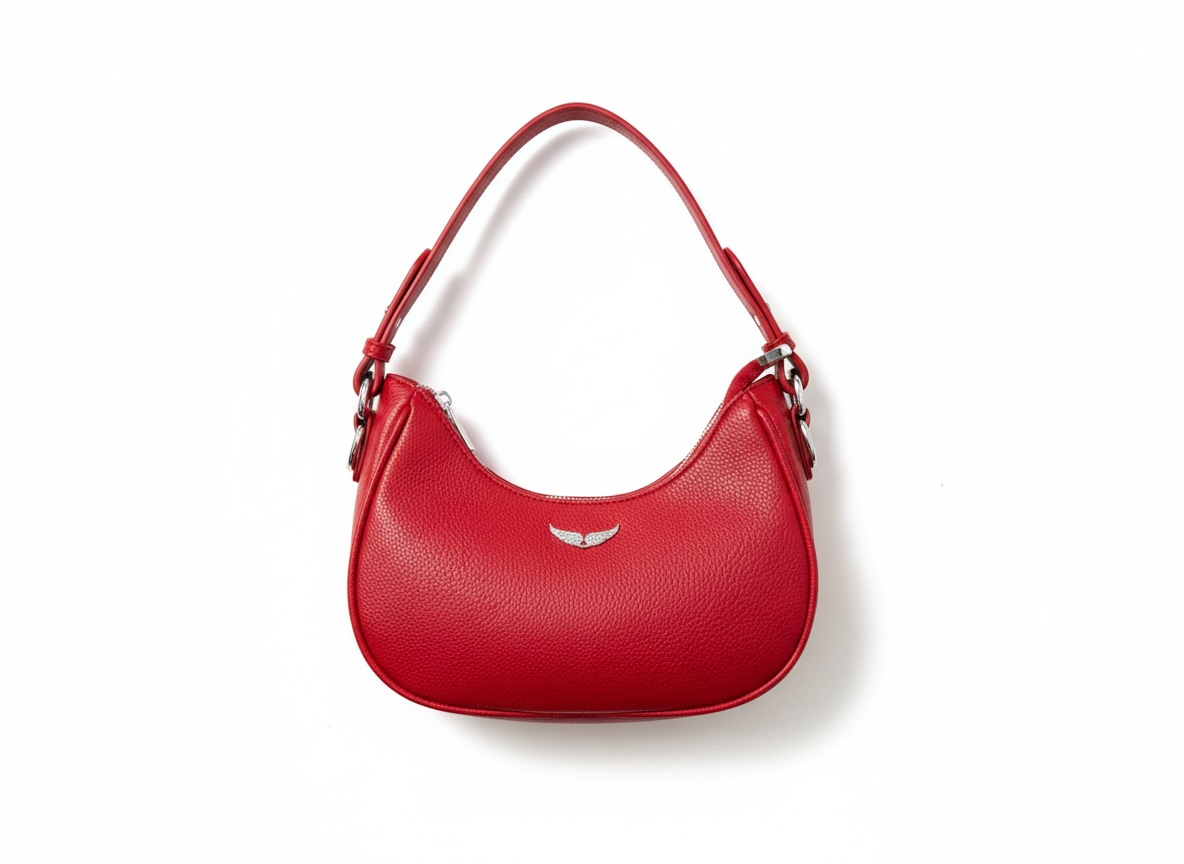 ZADIG & VOLTAIRE Leather Shoulder Bag ❤️✨ | Bold Statement Piece