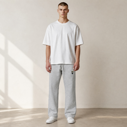 🩶 Karl Lagerfeld Ikonik Skull Sweatpants – Grey Melange Edition 🩶