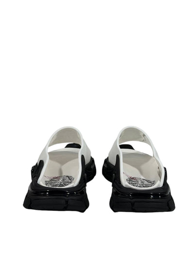 Balenciaga Graphic Slide Sandals – Black & White Edition 🖤🤍🔥