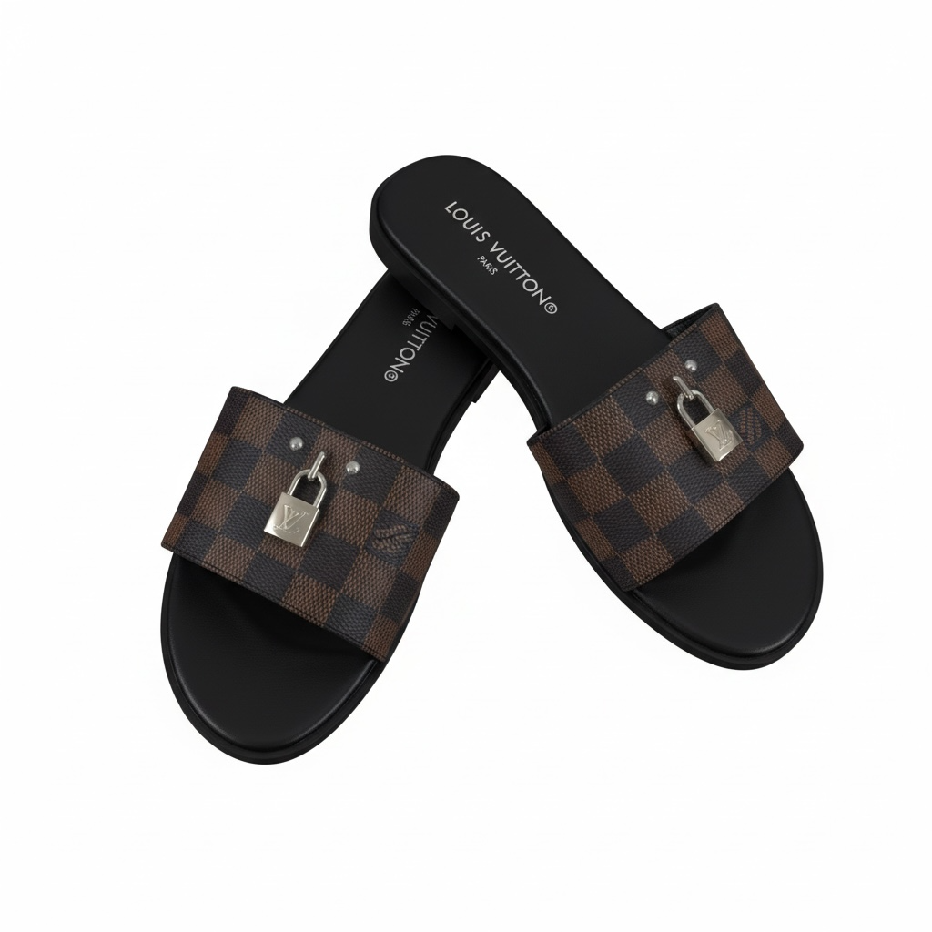 LOUIS VUITTON Damier Slides 🔒🤎 | Iconic Statement Luxury
