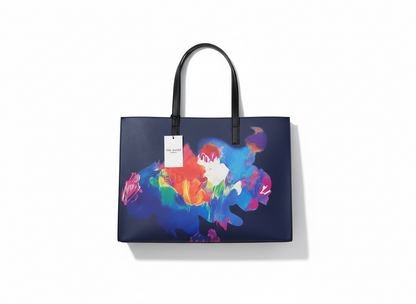 TED BAKER Abstract Tote – Midnight Art Edition 🎨👜
