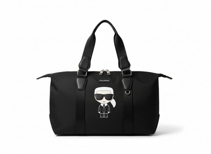 KARL LAGERFELD Icon Travel Bag 🖤🕶️ | Classic Karl Edition