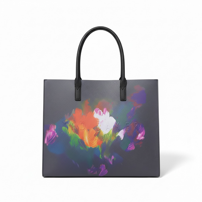 🎨 Ted Baker Floral Art Print Tote Bag – Elegant Designer Shoulder Bag