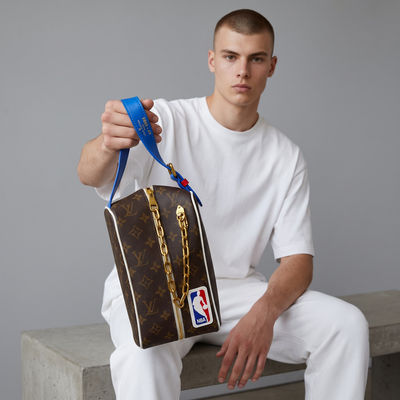 🏀✨ Louis Vuitton x NBA Toiletry Pouch