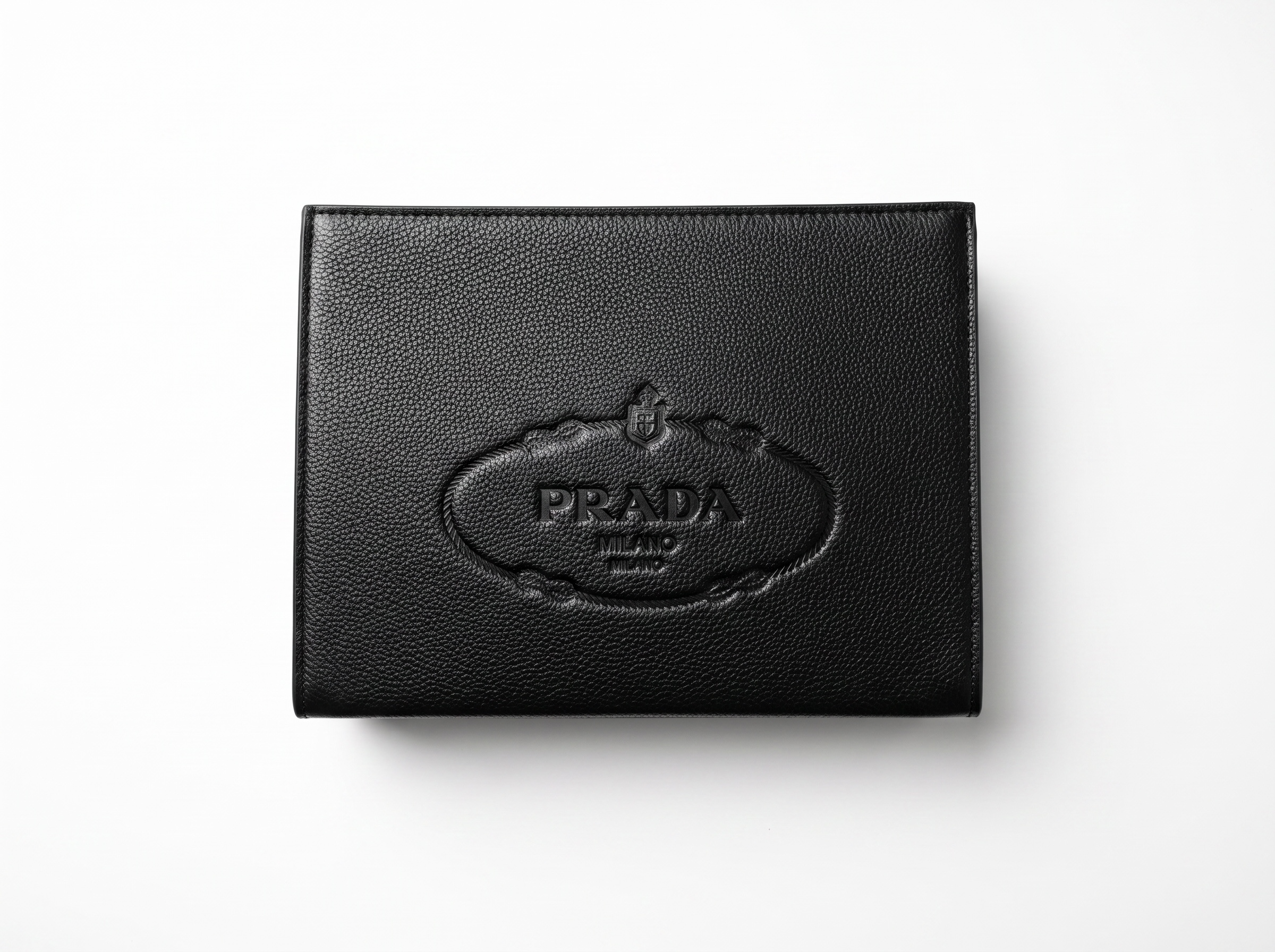 Prada Black Saffiano Leather Clutch 🖤 | Luxury Designer Pouch