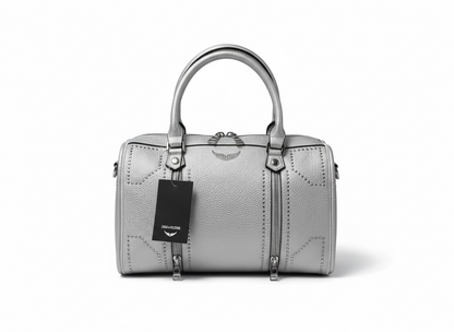 ZADIG & VOLTAIRE Voltaire Metallic Bag ✨🩶 | Luxe Statement Piece