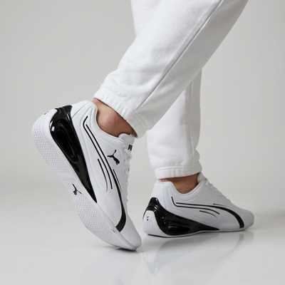 🤍⚡ Puma Viz Runner White & Black Lifestyle Sneakers – Modern Sport Comfort Shoes 👟🔥