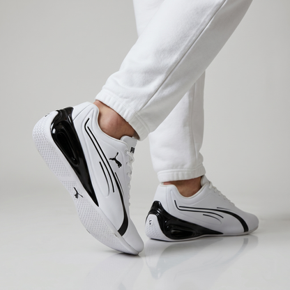 🤍⚡ Puma Viz Runner White & Black Lifestyle Sneakers – Modern Sport Comfort Shoes 👟🔥